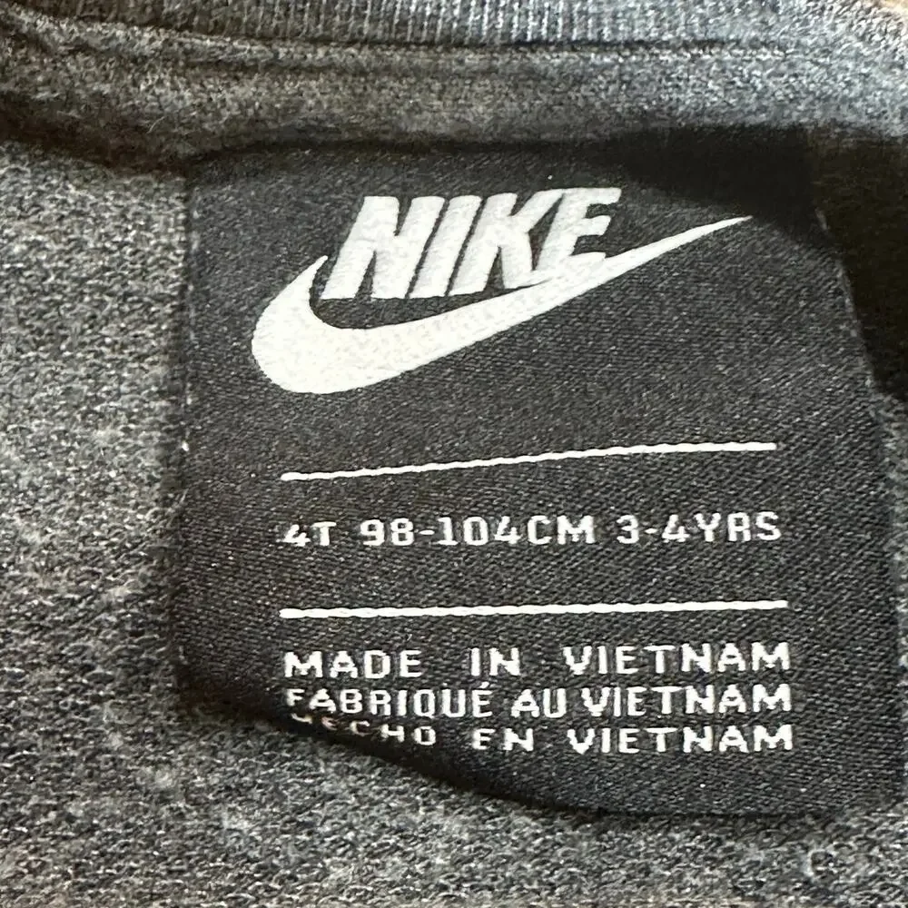 Nike Sweatshirt sz 4T Grey Nike Logo Sweatshirt